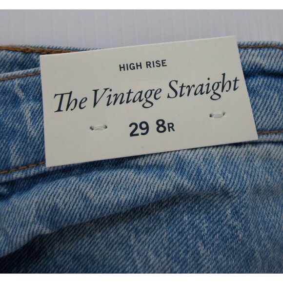 Abercrombie & Fitch Jeans 8 The Vintage Straight High Rise 29 NEW - Picture 9 of 13